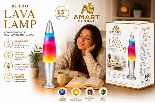 Retro lava lamp relaxing - retro, 13''