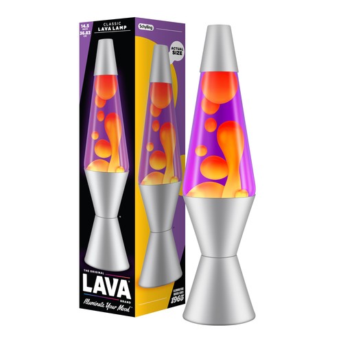 Lava lamp 2125 yellow wax - lava, 2125,