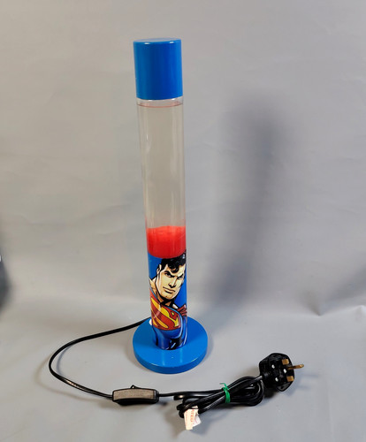 Superman lava lamp - lava, dc