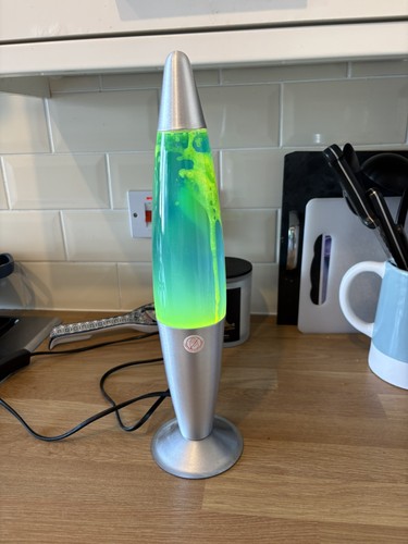 Retro rocket lava motion lamp - lava,
