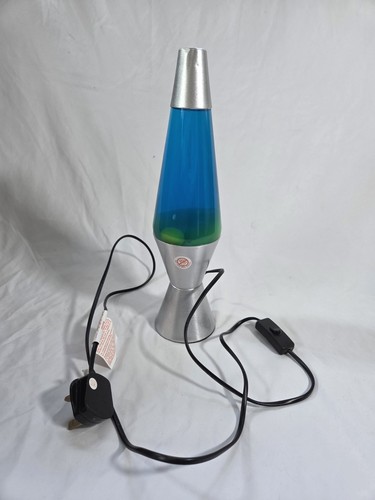 Lava lamp blue with - lava, wax,