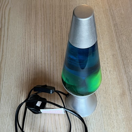 Lava lamp blue green wax - blue,
