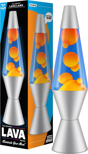 Lava lamp 2117 orange - lava, wax