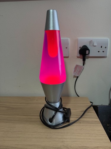 Retro lava lamp 36cm purple - lamp,