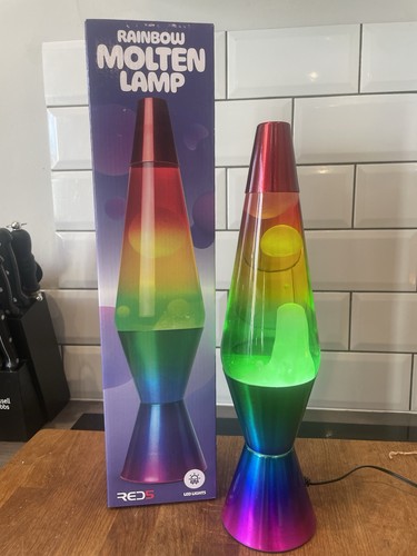 Red5 rainbow molten lava lamp - rainbow,
