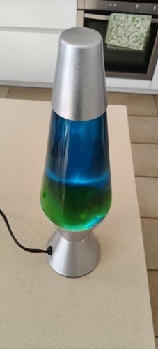 Lava lamp blue - green, 36cm