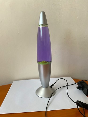 Silver lava lamp purple liquid - lava,
