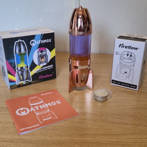 Mathmos copper fireflow candle - copper,