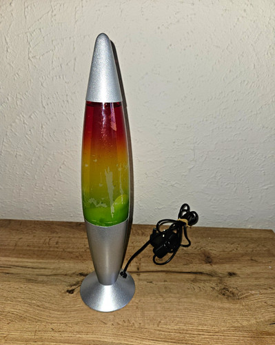 Silver retro lava lamp - retro,