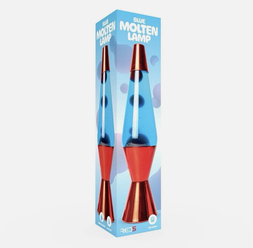 Red5 blue molten lava - molten, lamp
